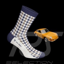 Chaussettes 911 Pepita 4 paires Coffret cadeau Recaro Heritage 1963 -1973 - mixte