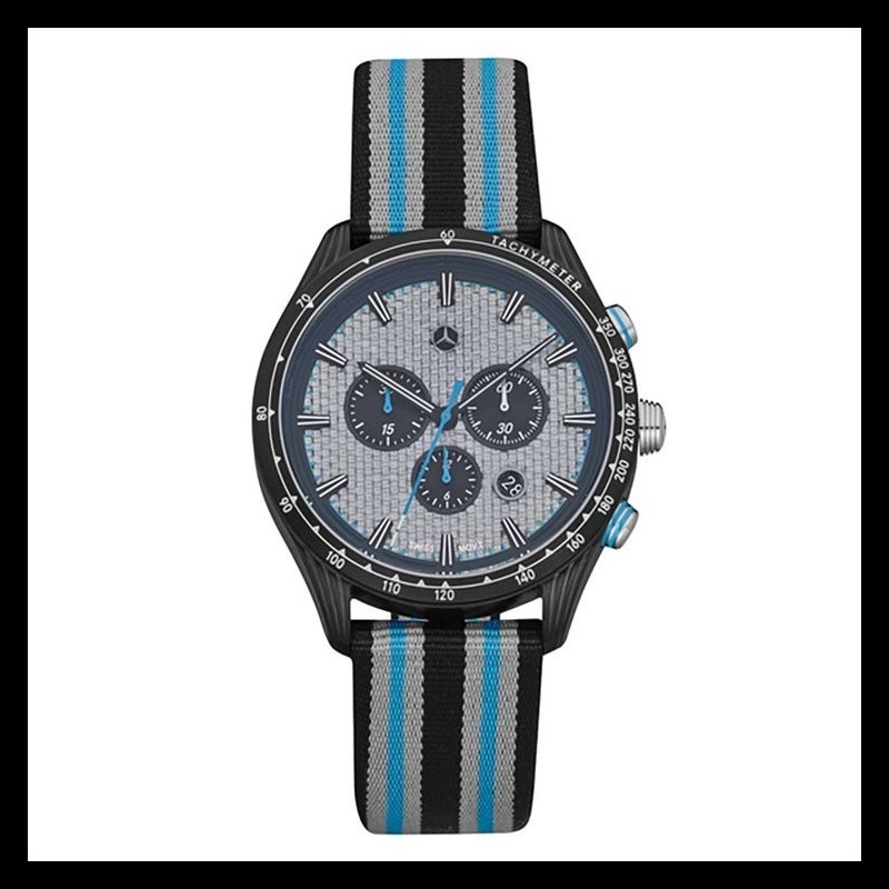 Mercedes sportuhr man chronograph nylonarmband carbon zifferblatt  Mercedes-Benz B67995428