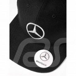 Casquette man cap herren kappe Mercedes homme Snapback visière plate polyacrylique noire flat visor polyacrylic black flatbrim p