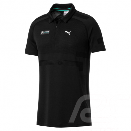 Mercedes Polo shirt AMG Motorsport Puma evoKnit Black Mercedes-Benz B67996255 - men