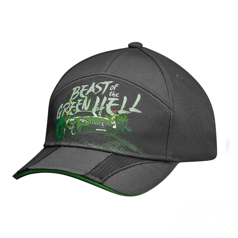 Casquette cap kappe Mercedes AMG GT R enfant kid kinder edition édition Beast of the green hell polyamide polyamid grise gray gr