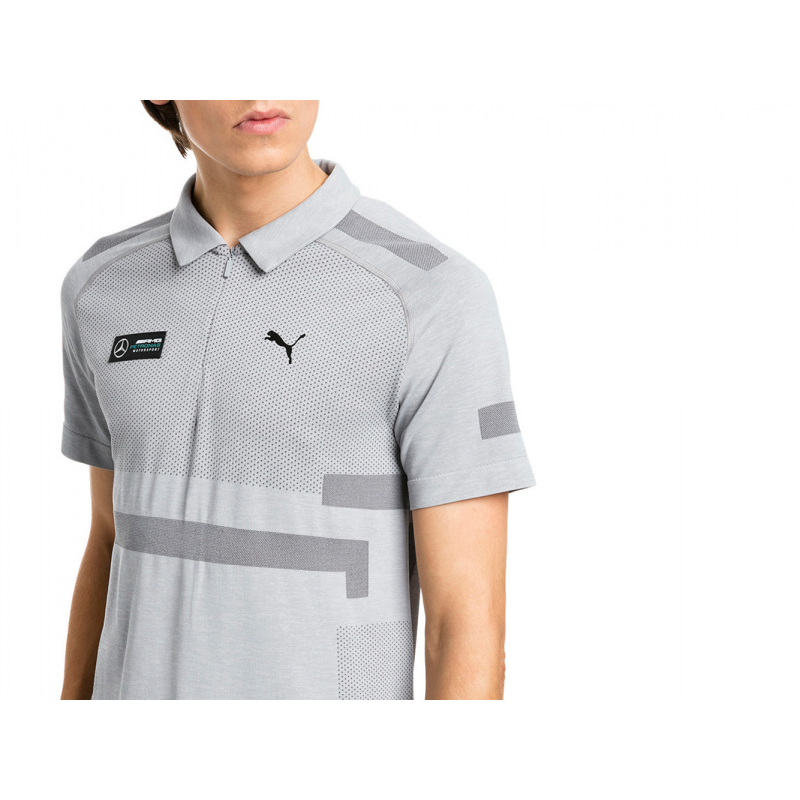 Mercedes Polo shirt Motorsport evoKnit Grey Mercedes-Benz B67996271 men