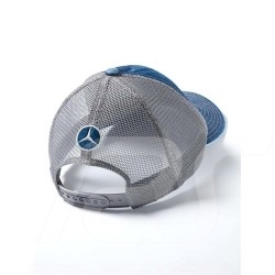 Casquette cap kappe Mercedes édition edition Trucker District Jeans bleue blue blau Mercedes-Benz B67870985