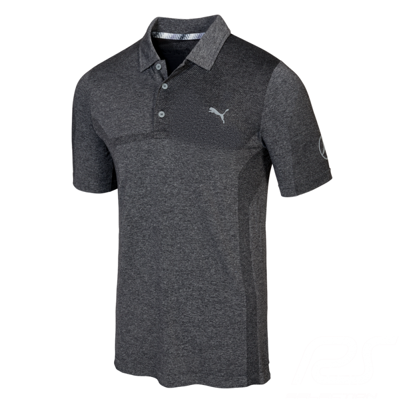Polo Mercedes Puma Golf Noir Black Schwarz Mercedes-Benz B66450332 - homme men herren