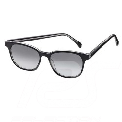 Lunettes de soleil sunglasses sonnenbrille Mercedes Casual acétate acetate acetat monture noire verres gris black frame gray len