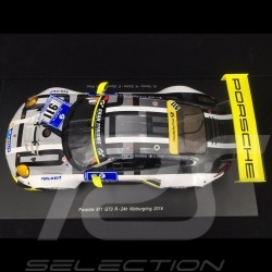 Porsche 911 typ 991 GT3 R n° 911 Manthey racing 24h Nürburgring 2016 1/18 Spark 18SG016