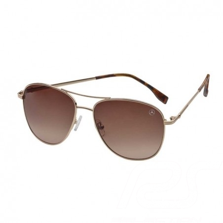 Mercedes sunglasses for women Business steel gold frame brown lenses Mercedes-Benz B66953485