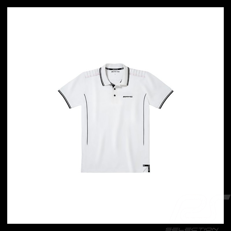 Mercedes Polo shirt AMG White / Black Mercedes-Benz B66956772 - men
