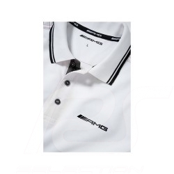 Mercedes Polo shirt AMG White / Black Mercedes-Benz B66956772 - men