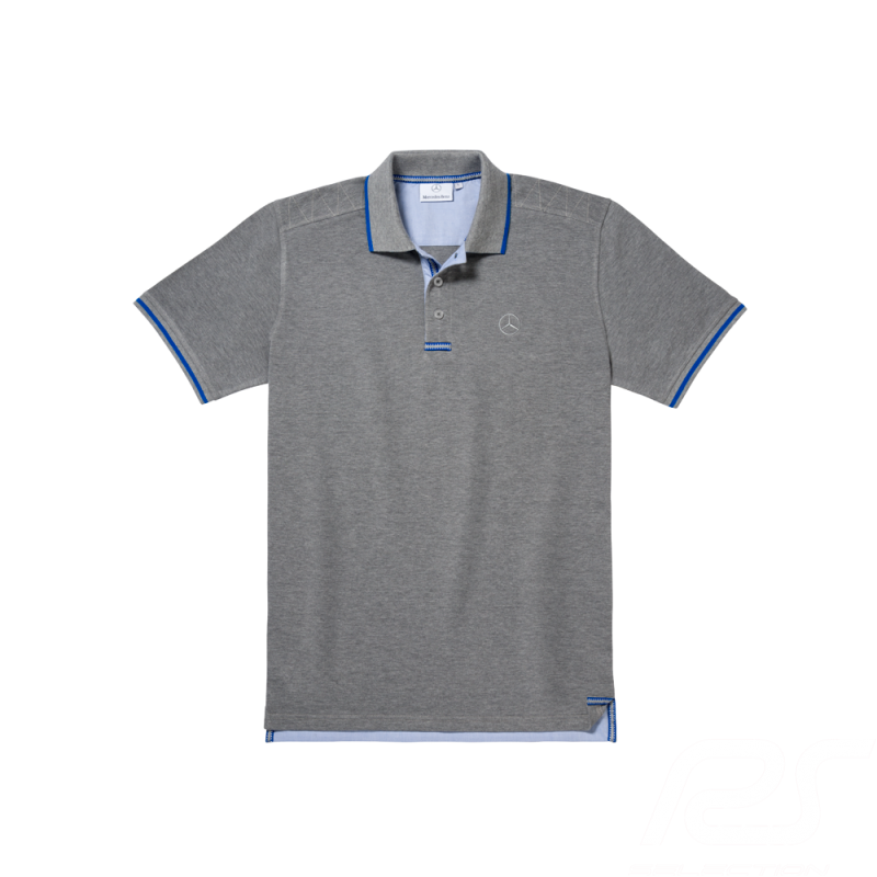 Mercedes Poloshirt Oxford Grau Mercedes-Benz B66956677 - Herren