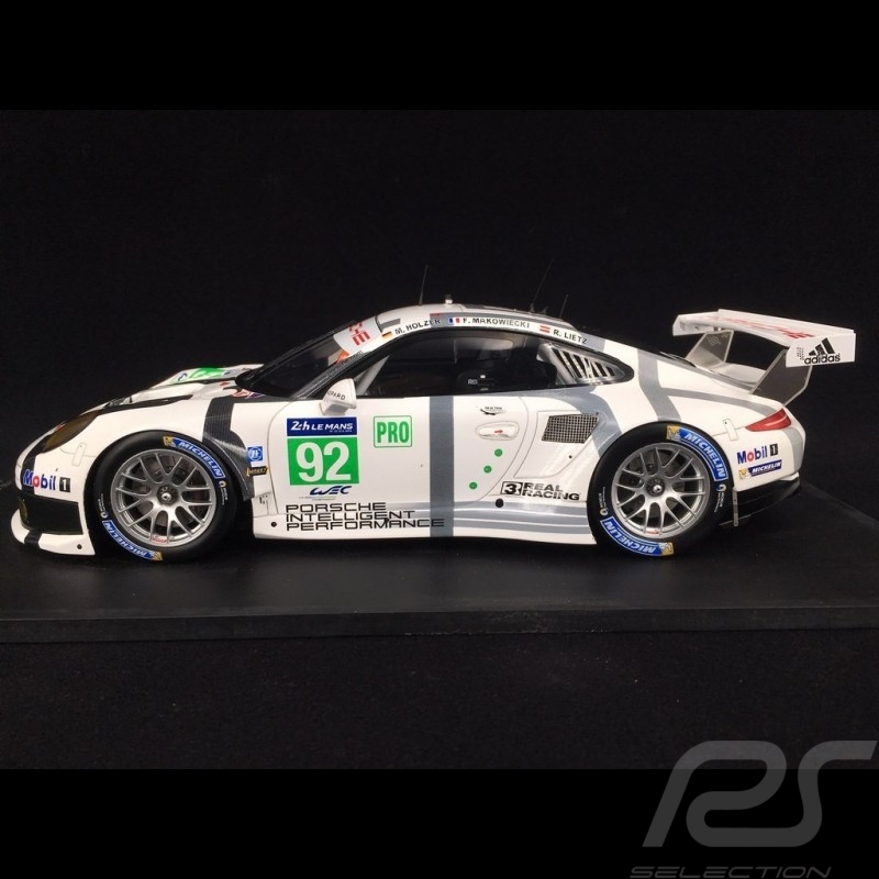 Porsche 911 typ 991 RSR n° 92 Manthey racing Le Mans 2014 1/18 Spark 18S148