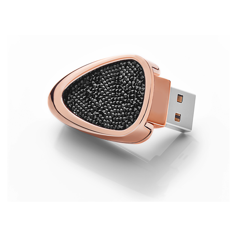 Mercedes USB-Stick 16 GB Swarovski Kristall roségold / schwarz Mercedes-Benz  B66954234