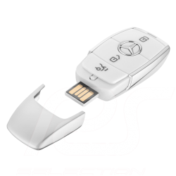 Clé USB stick USB-Stick Mercedes 32 GB aspect clé 6e gén. blanche 6th gen. key aspect white gen6 schlüsselaspekt weiß Mercedes-B