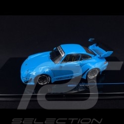 Porsche 911 type 993 RWB Rauh-Welt blau 1/43 Ixo MOC211
