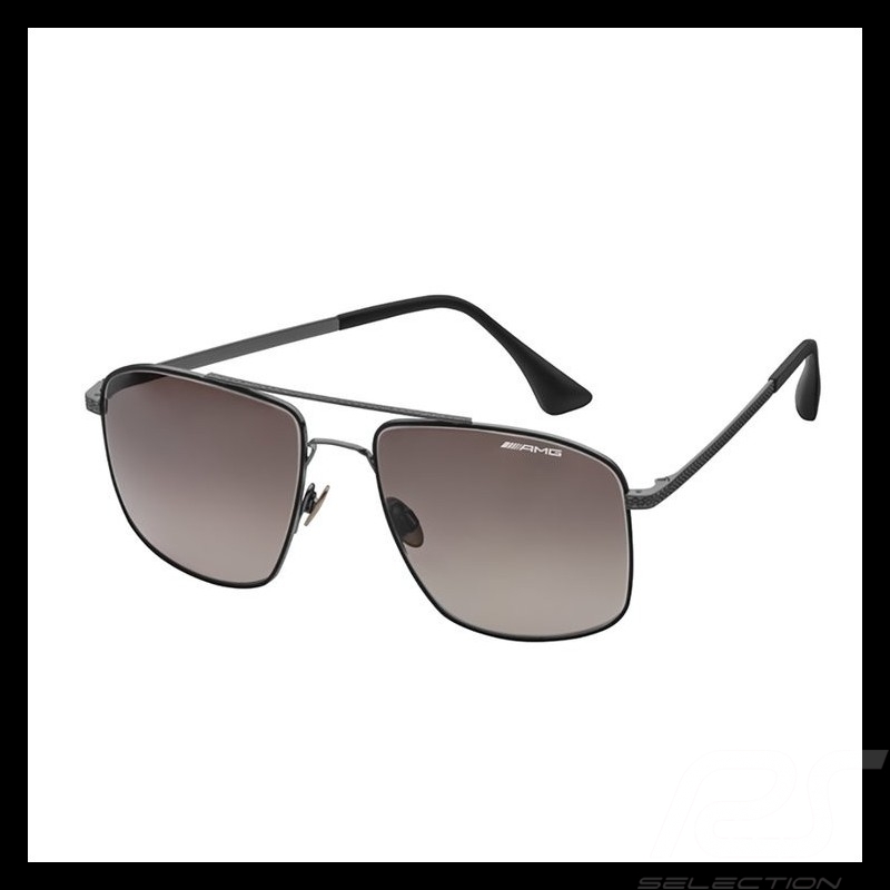 Mercedes AMG für herren Business sonnenbrille stahl bronze rahmen braune gläser Mercedes-Benz B66953477