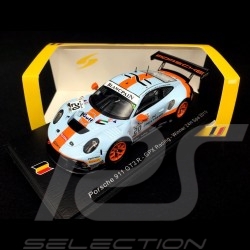Porsche 911 type 991 GT3 R vainqueur winner sieger 24H Spa 2019 n° 20 Gulf GPX Racing 1/43 Spark SB251