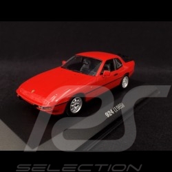 Porsche 924 1985 rouge red rot 1/43 Minichamps WAP02001S07