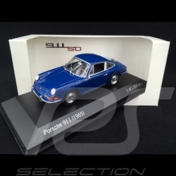 Porsche 911 2.0 1965 Bali Blue 1/43 Minichamps MAP02001113