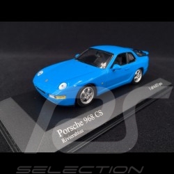Porsche 968 CS 1993 1/43 Minichamps 400062320 bleu Riviera blue blau