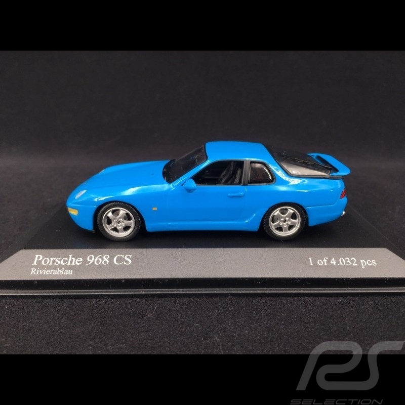 Porsche 968 CS 1993 Riviera blue 1/43 Minichamps 400062320
