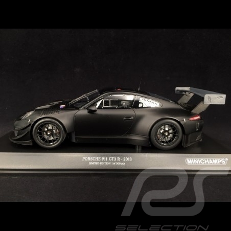 Porsche 911 Typ 991 GT3 R Street version 2018 schwarz 1/18 Minichamps 155186901