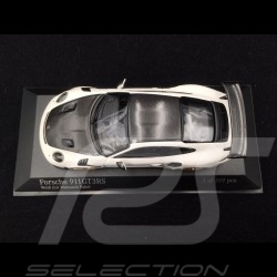 Porsche 911 GT3 RS type 991 phase II Pack Weissach 2018 white / carbon 1/43 Minichamps 410067022