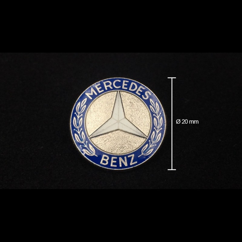 Mercedes-Benz emblem pin durchmesser 20 mm lackiert und verchromt