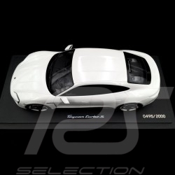 Porsche Taycan Turbo S 2019 Carrara white 1/18 Minichamps WAP0217800L