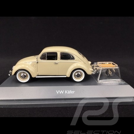 Volkswagen Käfer mit Auto Porter 1951 Beige 1/43 Schuco 450269200