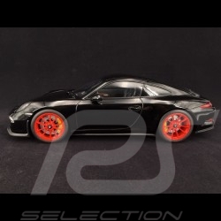 Porsche 911 R Type 991 2016 black / red 1/12 Minichamps 125066322