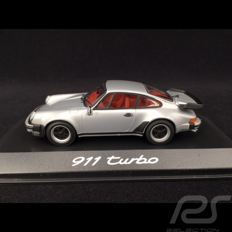 Porsche 911 Type 930 turbo 3.3 1977 gris argent 1/43 Minichamps WAP020SET04