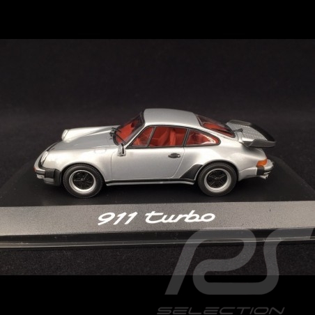 Porsche 911 Typ 930 Turbo 3.3 1977 silbergrau 1/43 Minichamps WAP020SET04