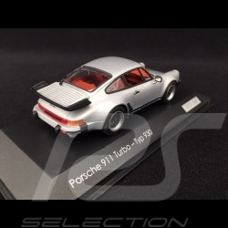Porsche 911 Type 930 turbo 3.3 1977 gris argent 1/43 Minichamps WAP020SET04