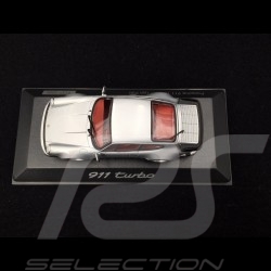 Porsche 911 Typ 930 Turbo 3.3 1977 silbergrau 1/43 Minichamps WAP020SET04