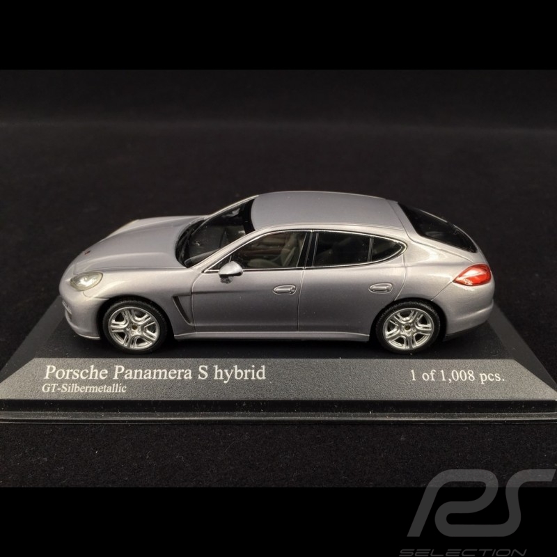 Porsche Panamera S Hybrid 2011 argent GT 1/43 Minichamps 400068250