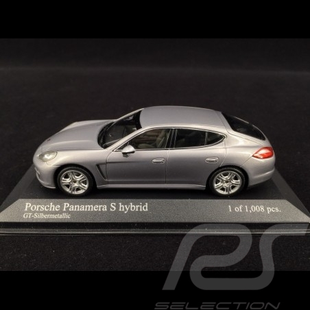 Porsche Panamera S Hybrid 2011 GT silver 1/43 Minichamps 400068250