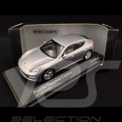 Porsche Panamera S Hybrid 2011 argent GT 1/43 Minichamps 400068250