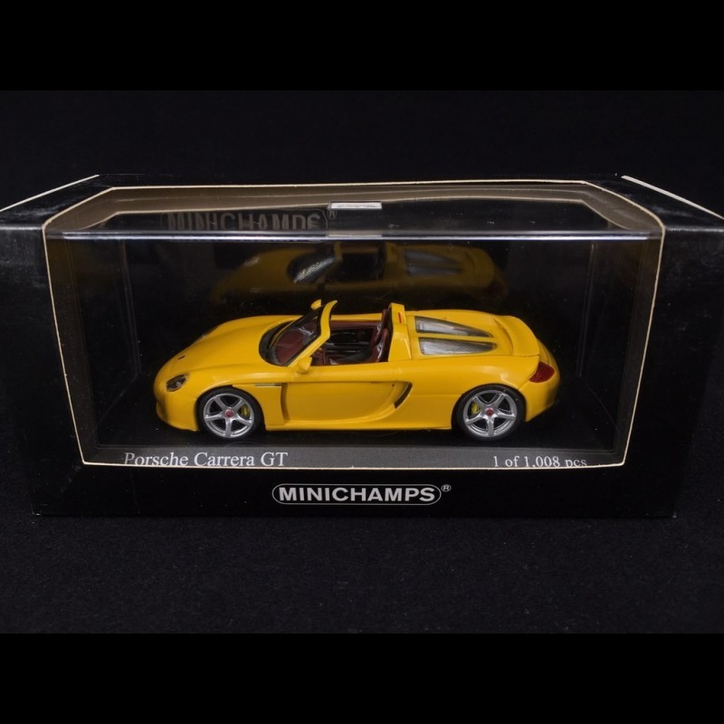 Miniature Porsche Carrera GT 2003 – MINICHAMPS 1/43 – Série Limitée Seal Grau