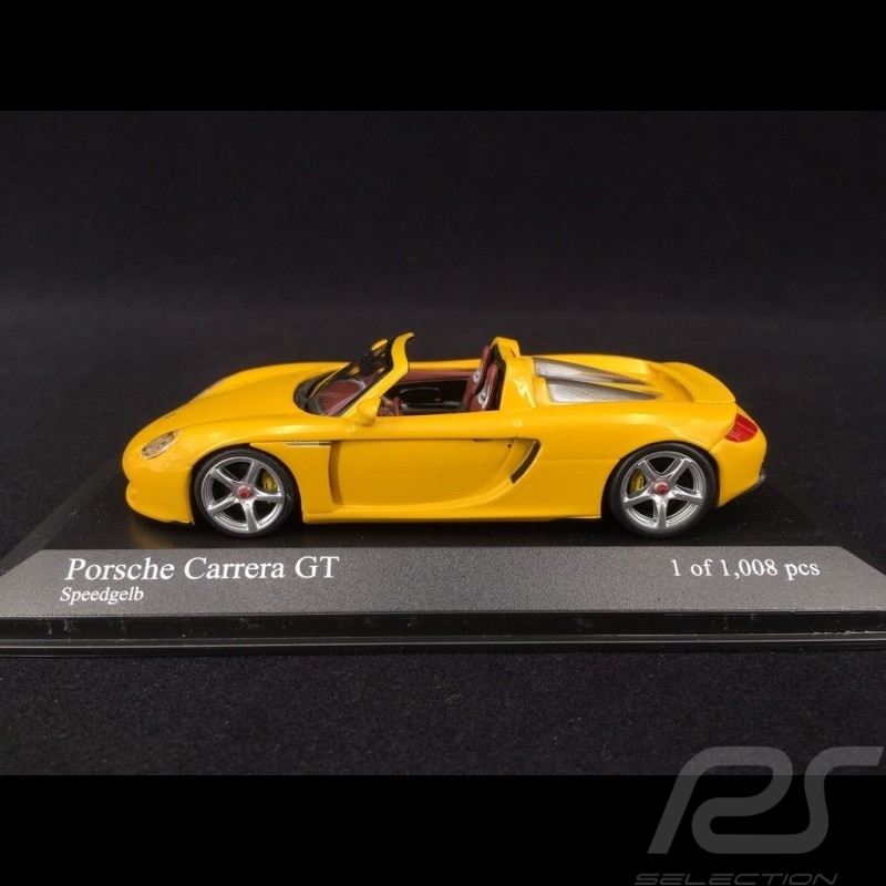 Porsche Carrera GT 2003 jaune vitesse 1/43 Minichamps 400062634 speed yellow speedgelb