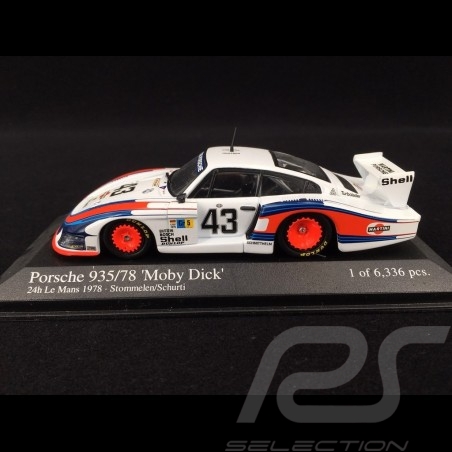 Porsche 935/78 n° 43 'Moby Dick' Le Mans 1978 1/43 Minichamps 430786743