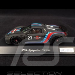 Porsche 918 Spyder Martini Prototype n° 23  black 1/43 Spark WAP0201070E