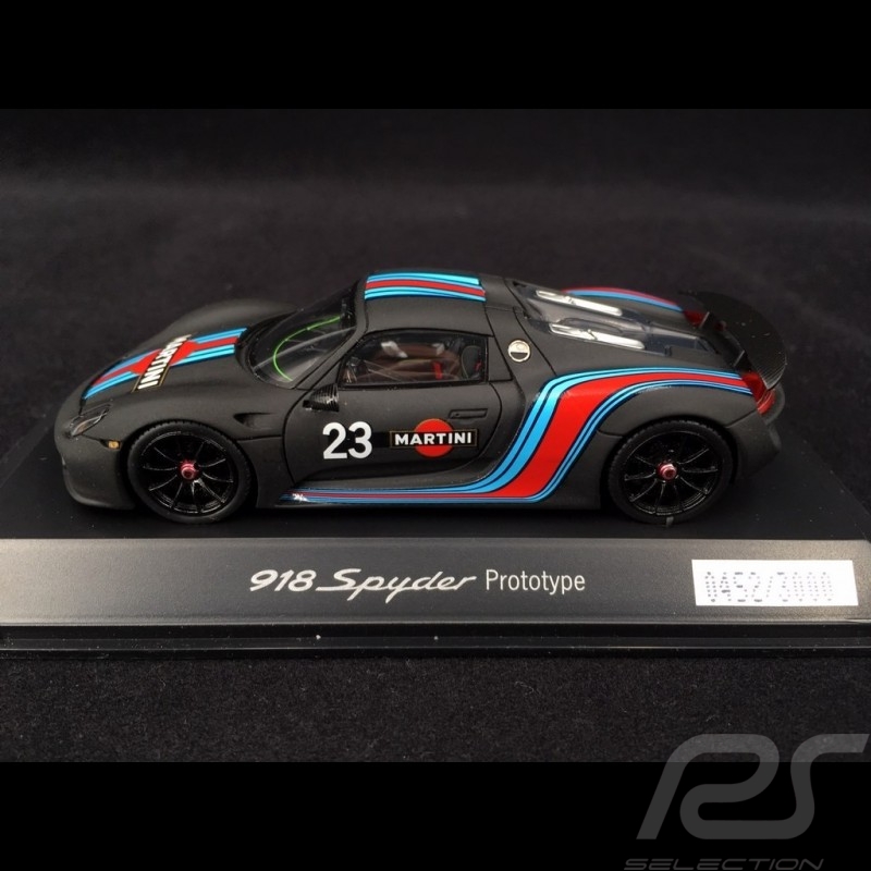Porsche 918 Spyder Martini Prototype n° 23 schwarz 1/43 Spark WAP0201070E