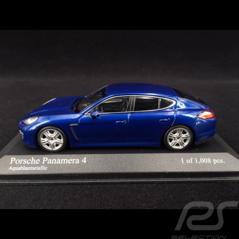 Porsche Panamera 4 2011 aquablau 1/43 Minichamps 400068220