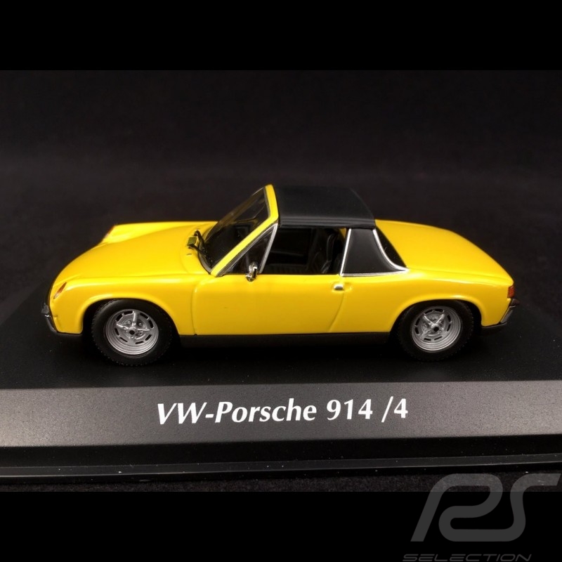 Porsche 914 /4 1972 jaune saturne chrome yellow saturngelb 1/43 Minichamps 940065661