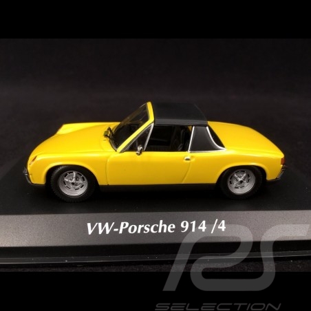 Porsche 914 /4 1972 chrome yellow 1/43 Minichamps 940065661