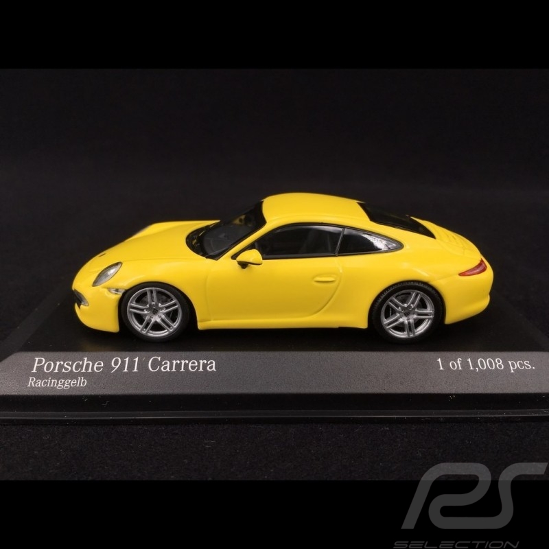 Porsche 911 typ 991 Carrera 2012 racinggelb1/43 Minichamps 410060221