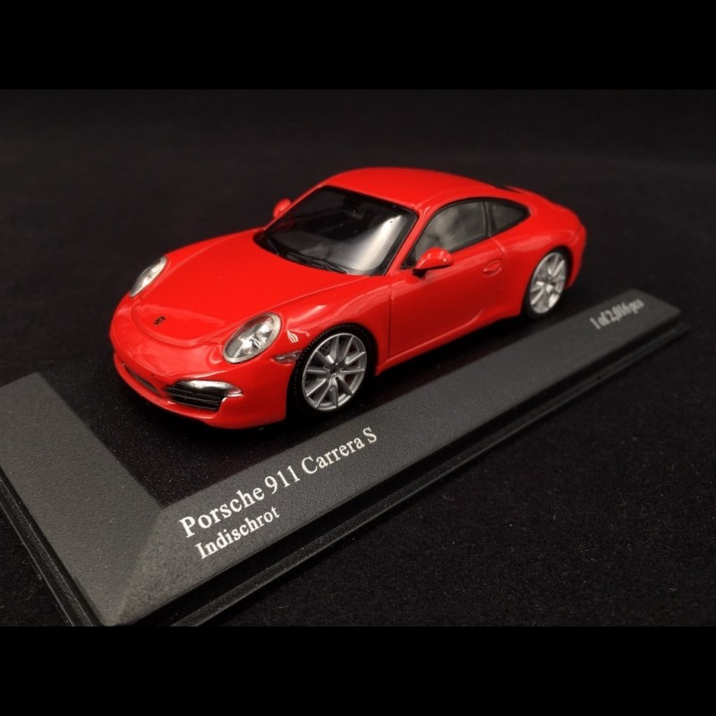 Porsche 911 - 991 Carrera S 2012 Rouge 1/43 Minichamps 410060220 Rot Red  Newx Porsche 911 Miniature Modelcar 4012138109421 - MiniatureAuto