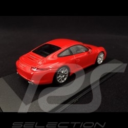 Porsche 911 type 991 Carrera S 2012 rouge Indien 1/43 Minichamps 410060220 guards red Indischrot
