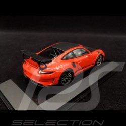 Porsche 911 GT3 RS type 991 Phase ll 2018 Lavaorange 1/43 Minichamps WAP0201620J