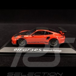 Porsche 911 GT3 RS type 991 Phase ll 2018 Lava orange 1/43 Minichamps WAP0201620J